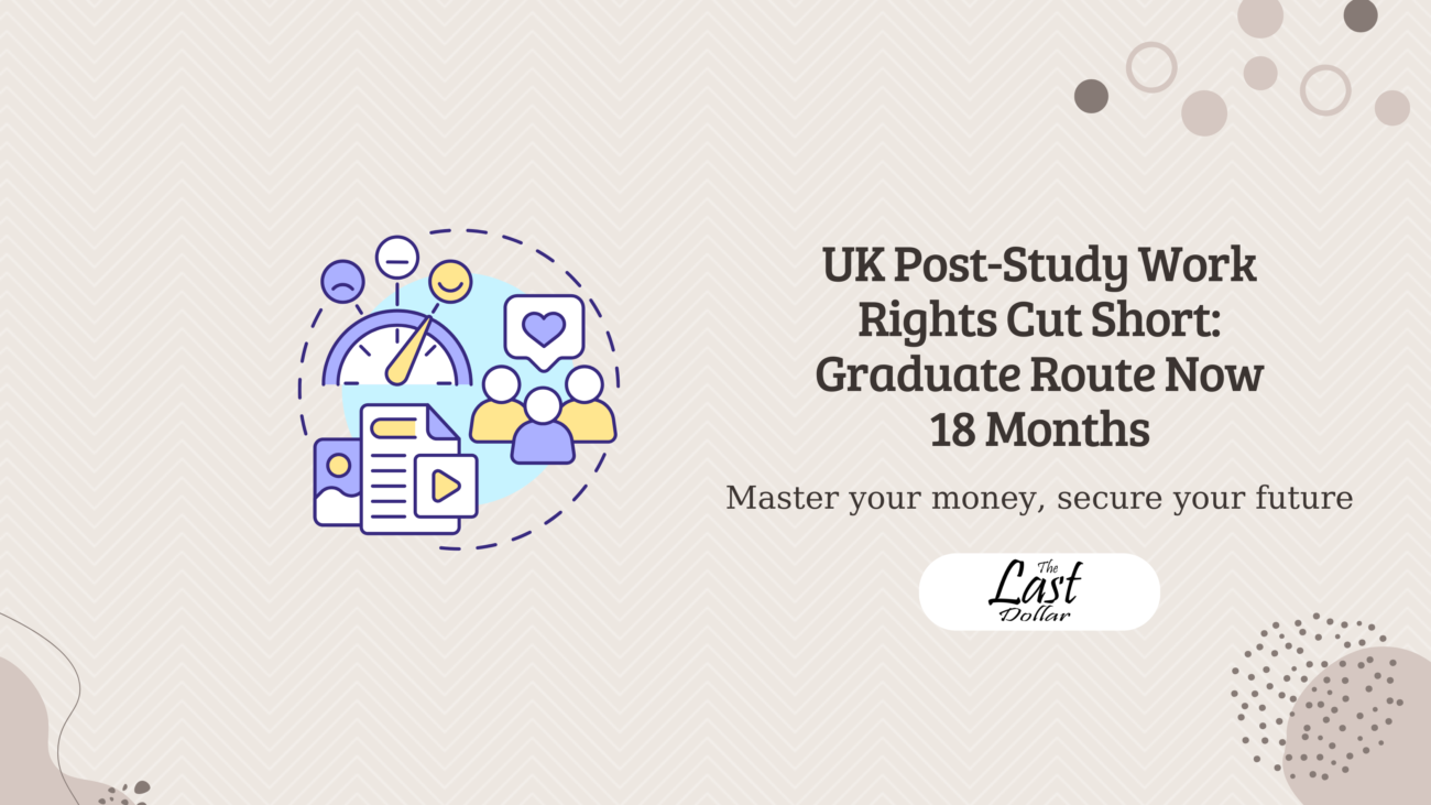 UK Post-Study Work Rights Cut Short: Graduate Route Now 18 Months